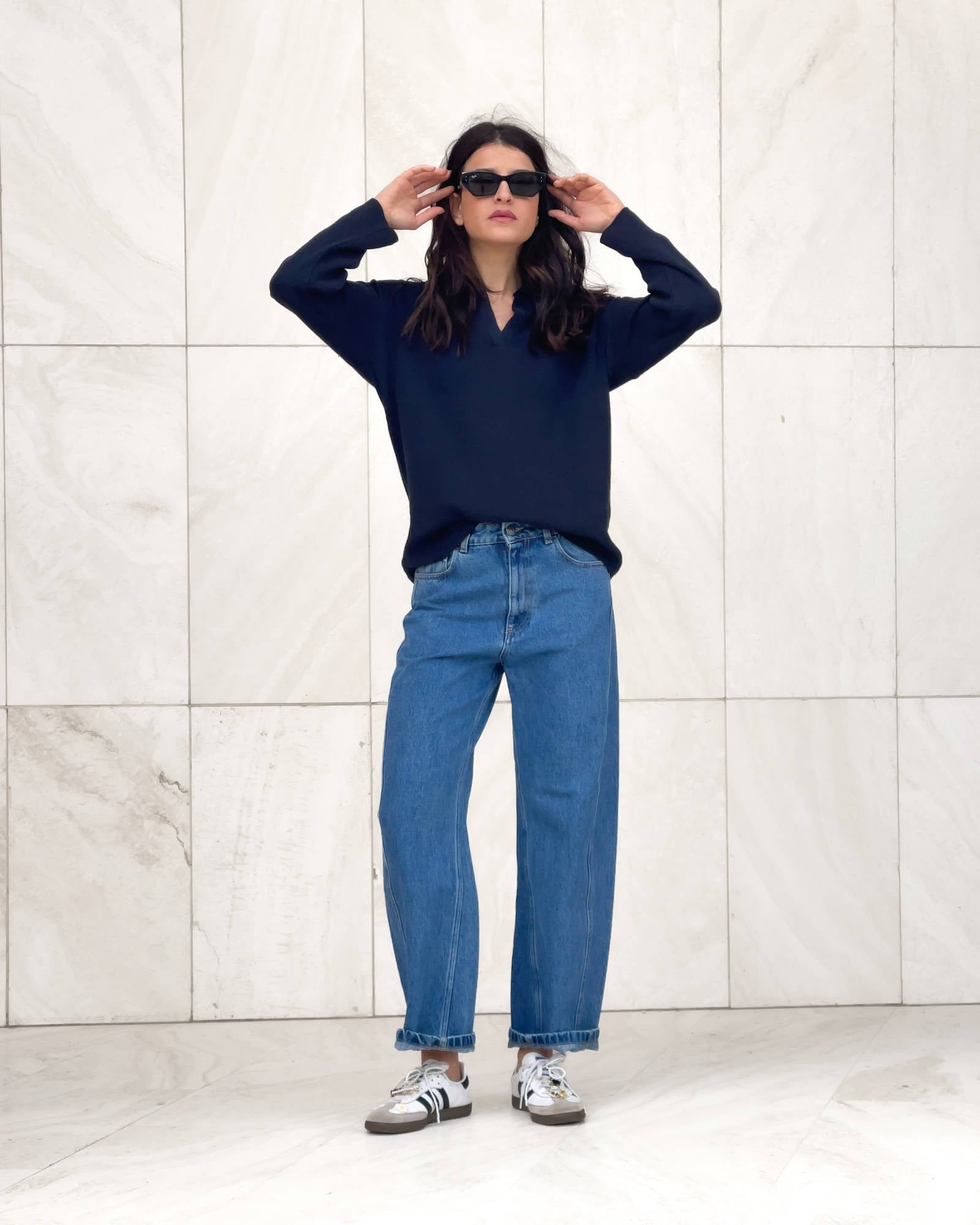DENIM BARREL STONE WASH