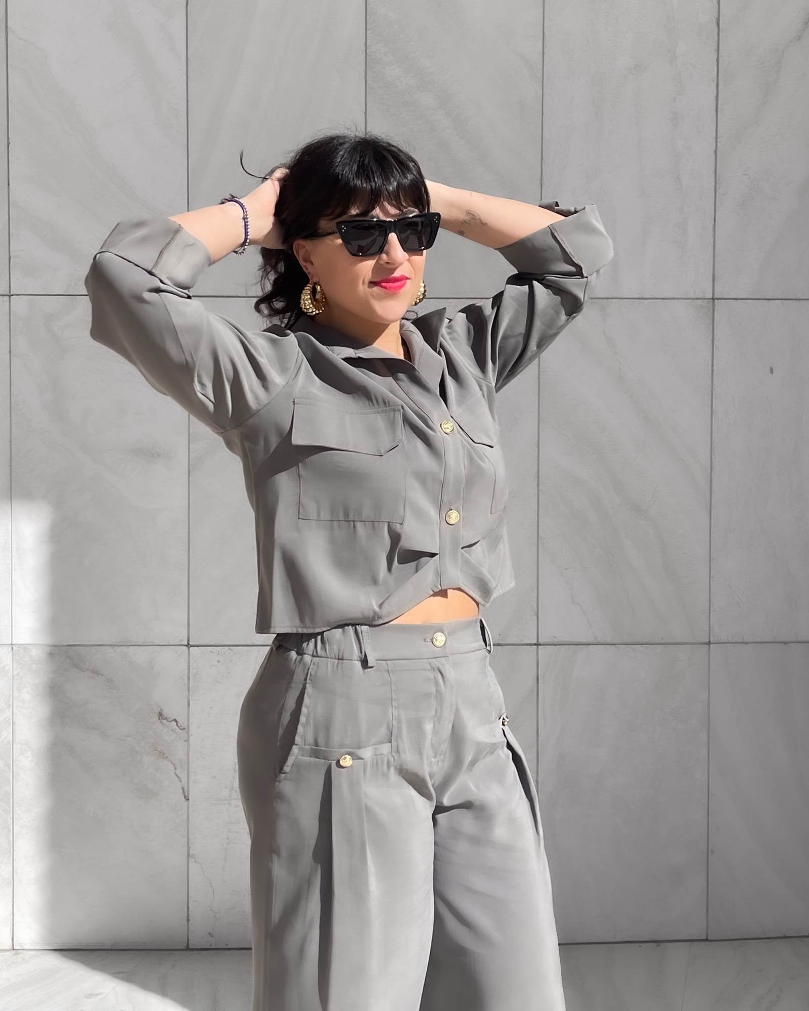 CAMICIA JOHANNA OLIVE