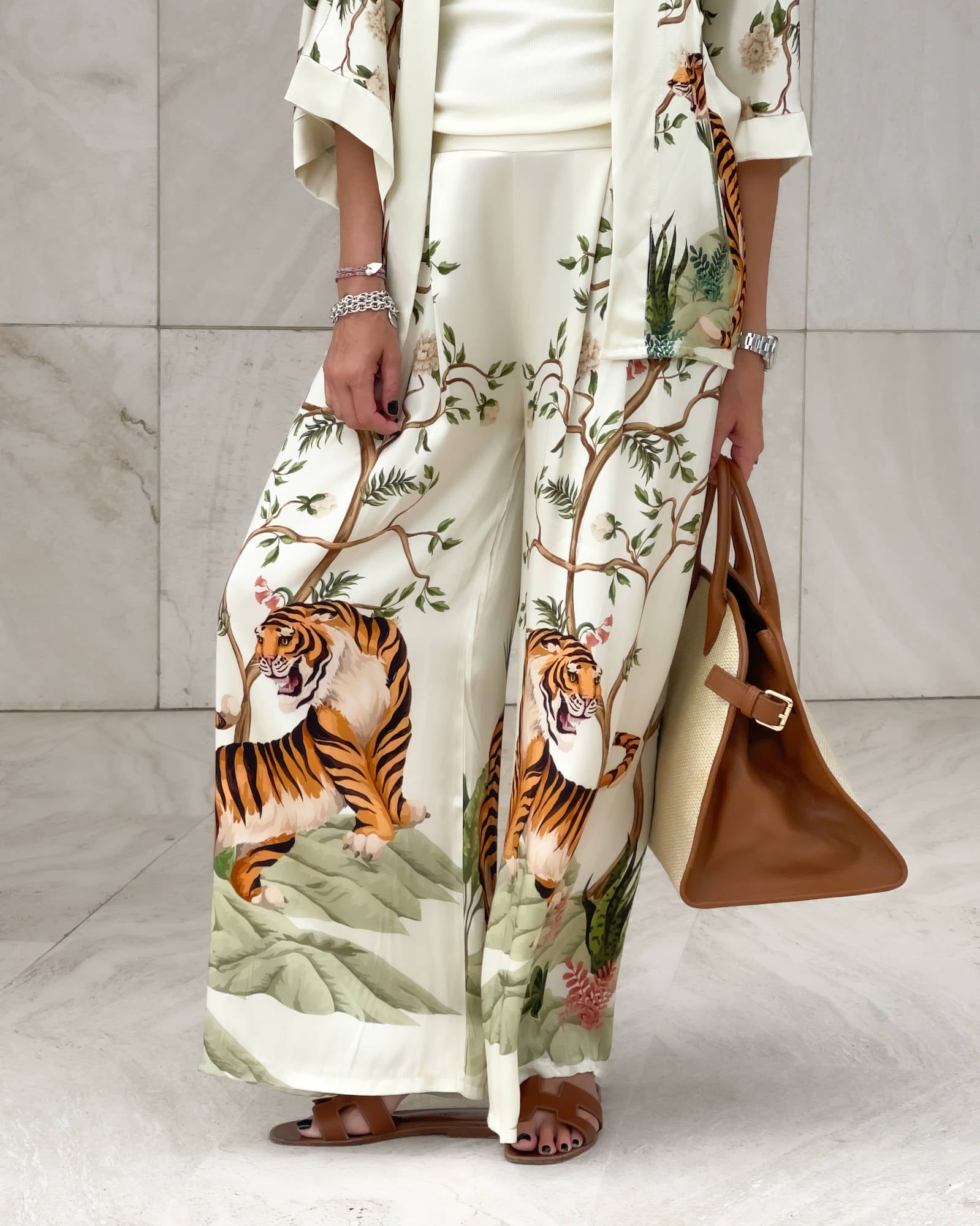 PANTALONE RAJAH AVORIO