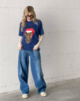 T-SHIRT REBEL BLU