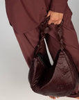 BORSA PIUMA BURGUNDY