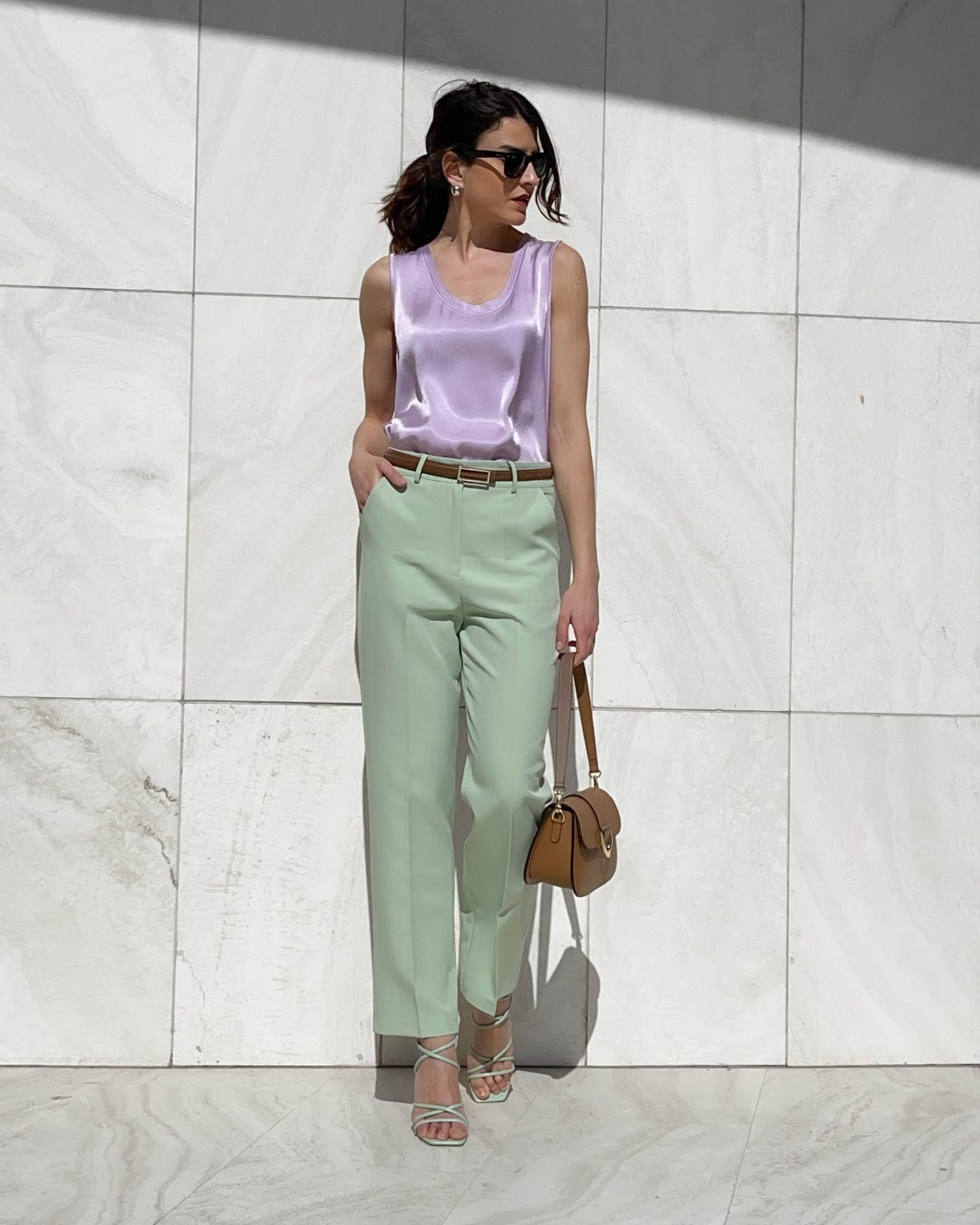 PANTALONE BETA VERDE ACQUA