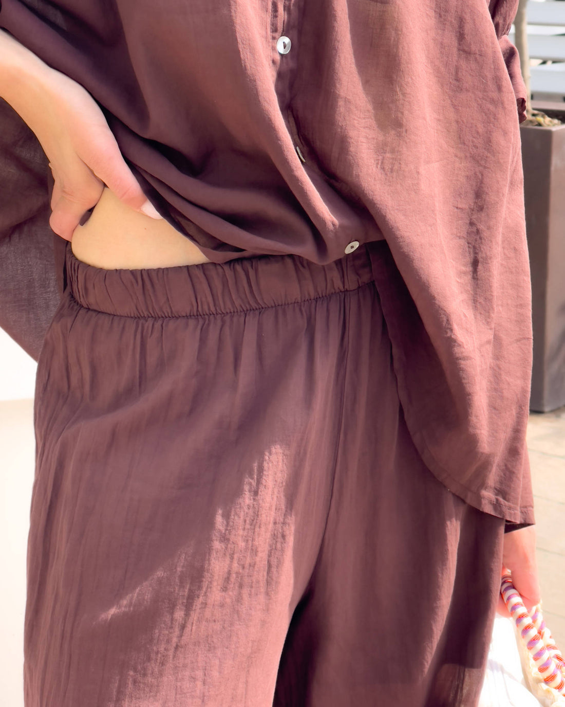 PANTALONE MOORE CHOCO