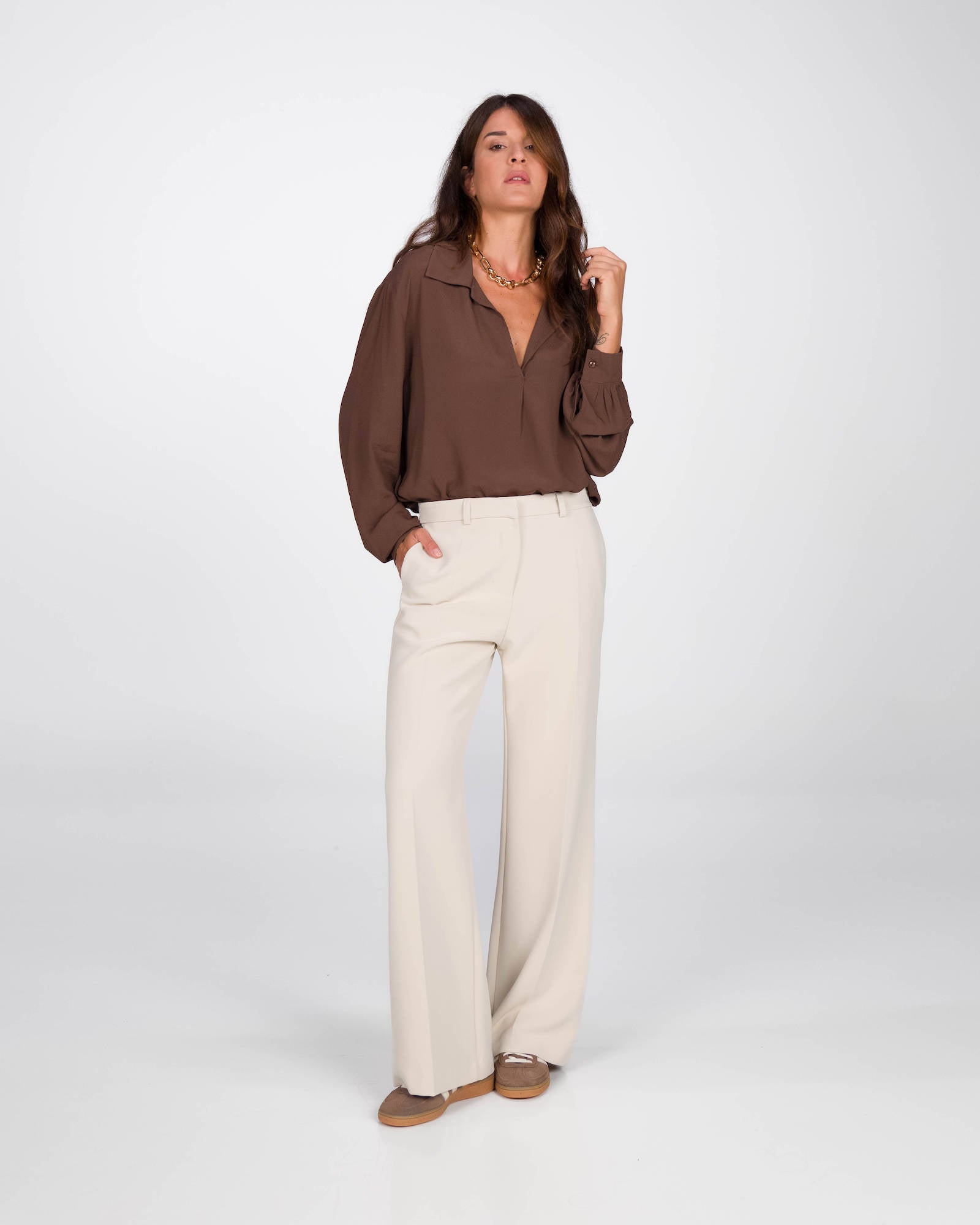 PANTALONE DYANA VANIGLIA