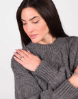 PULL A TRECCE OTIS GRIGIO MEDIO