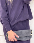 GONNA IN MAGLIA CARNABY MELANZANA