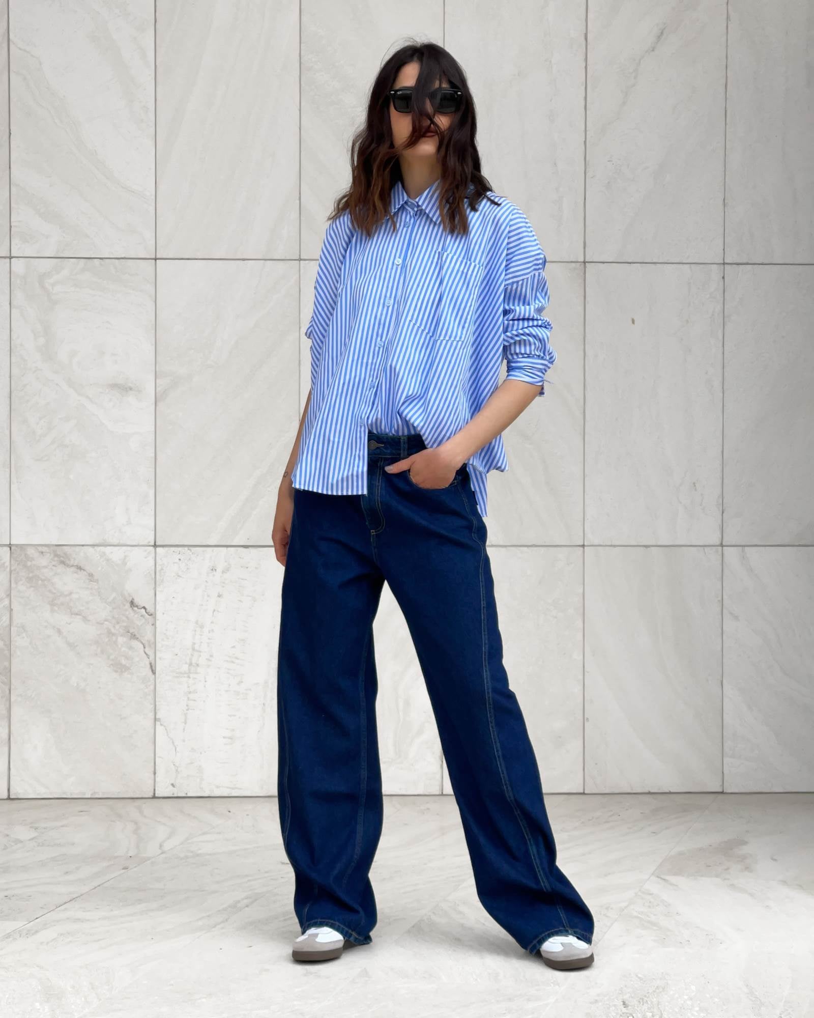 DENIM BALLOON MILANO INDACO