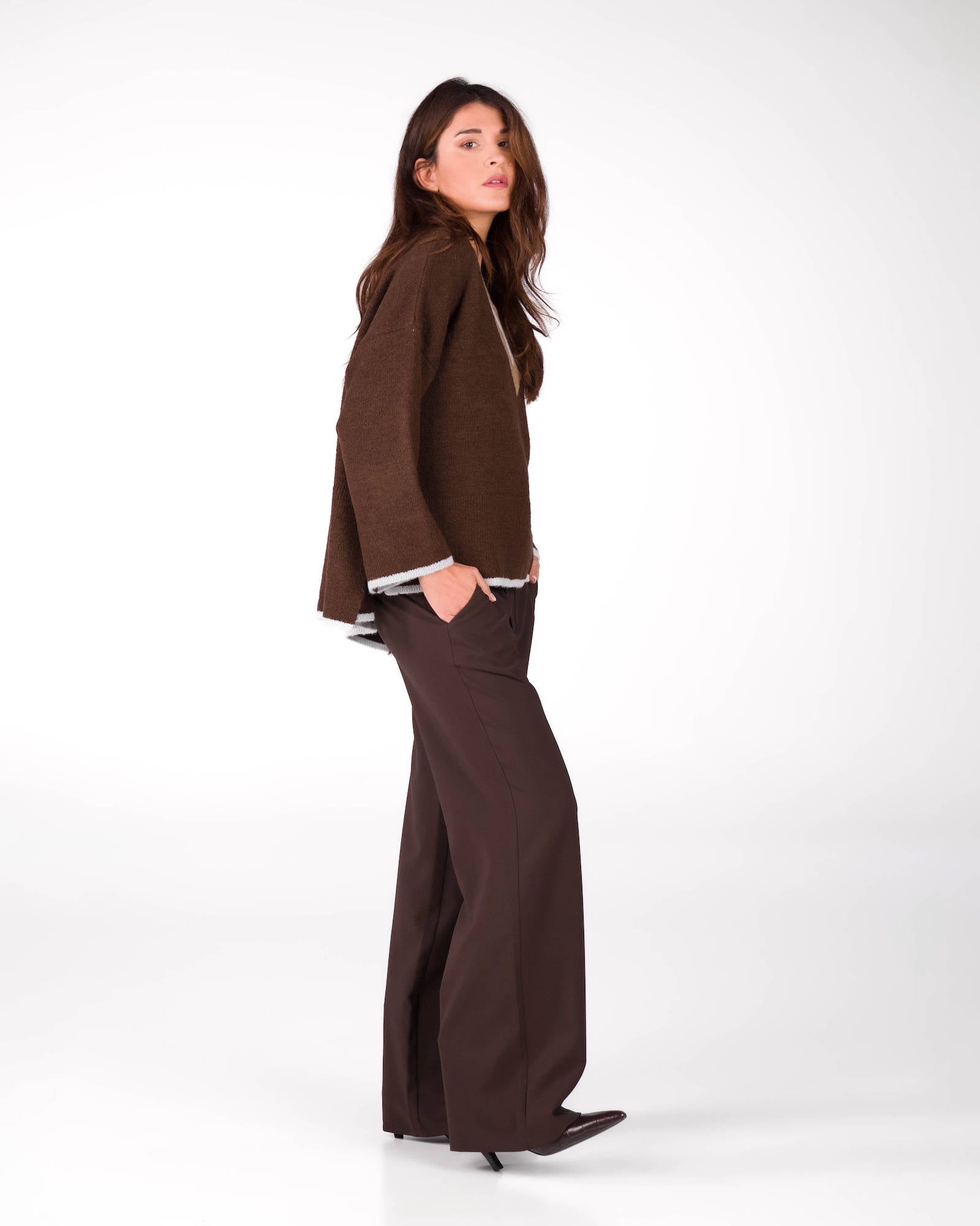 PULL ELIZA MORO CIELO CAMEL