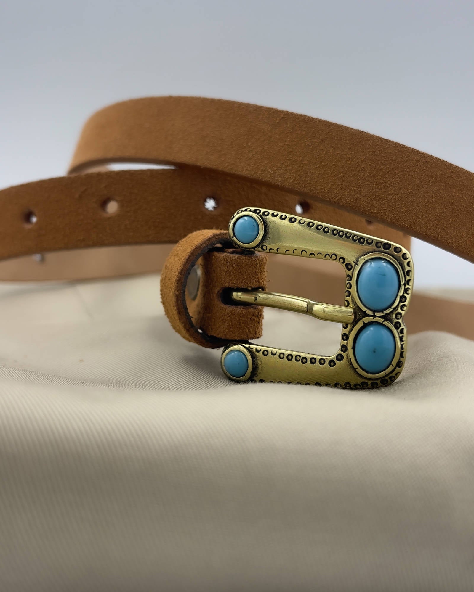 CINTURA IN PELLE LESS CUOIO