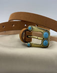 CINTURA IN PELLE LESS CUOIO