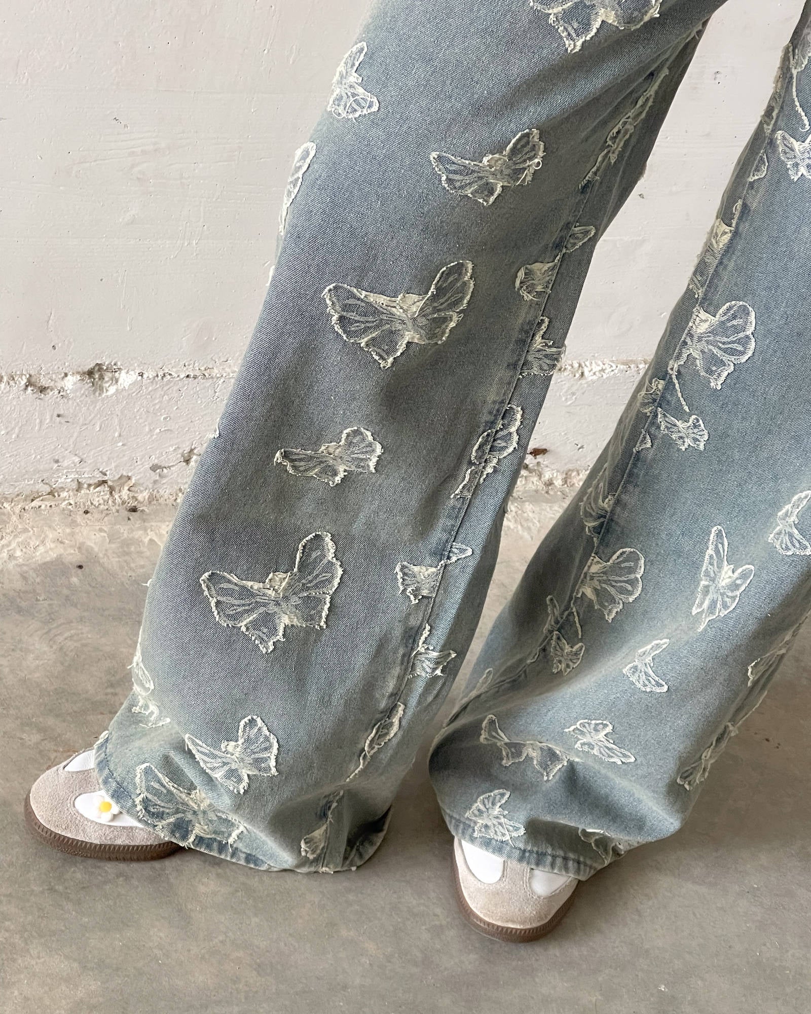 DENIM FARFALLA FADED