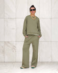 PANTALONE FELPA KENSIT SALVIA