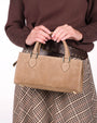 BORSA IN PELLE CELINA TAUPE
