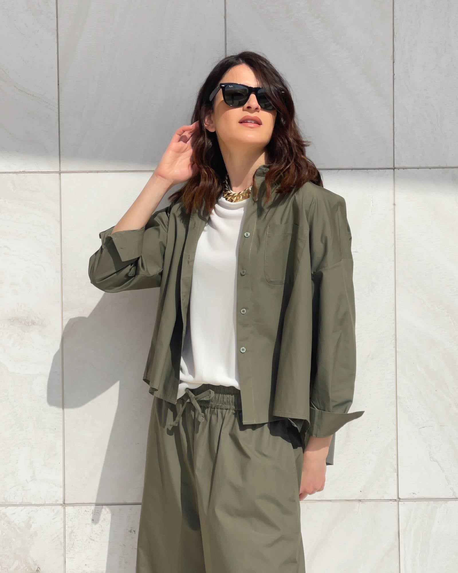 CAMICIA ABU VERDE COLONIALE