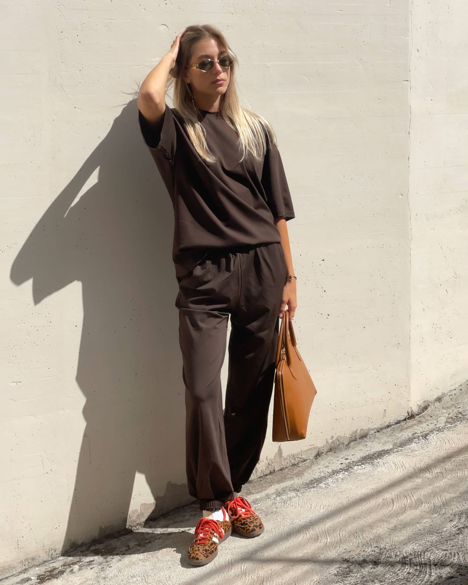 PANTALONE JOGGER AMBER CHOCO
