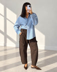 PANTALONE CARGO ALBIN CHOCO