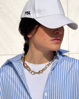 CAPPELLO CON VISIERA OFF WHITE