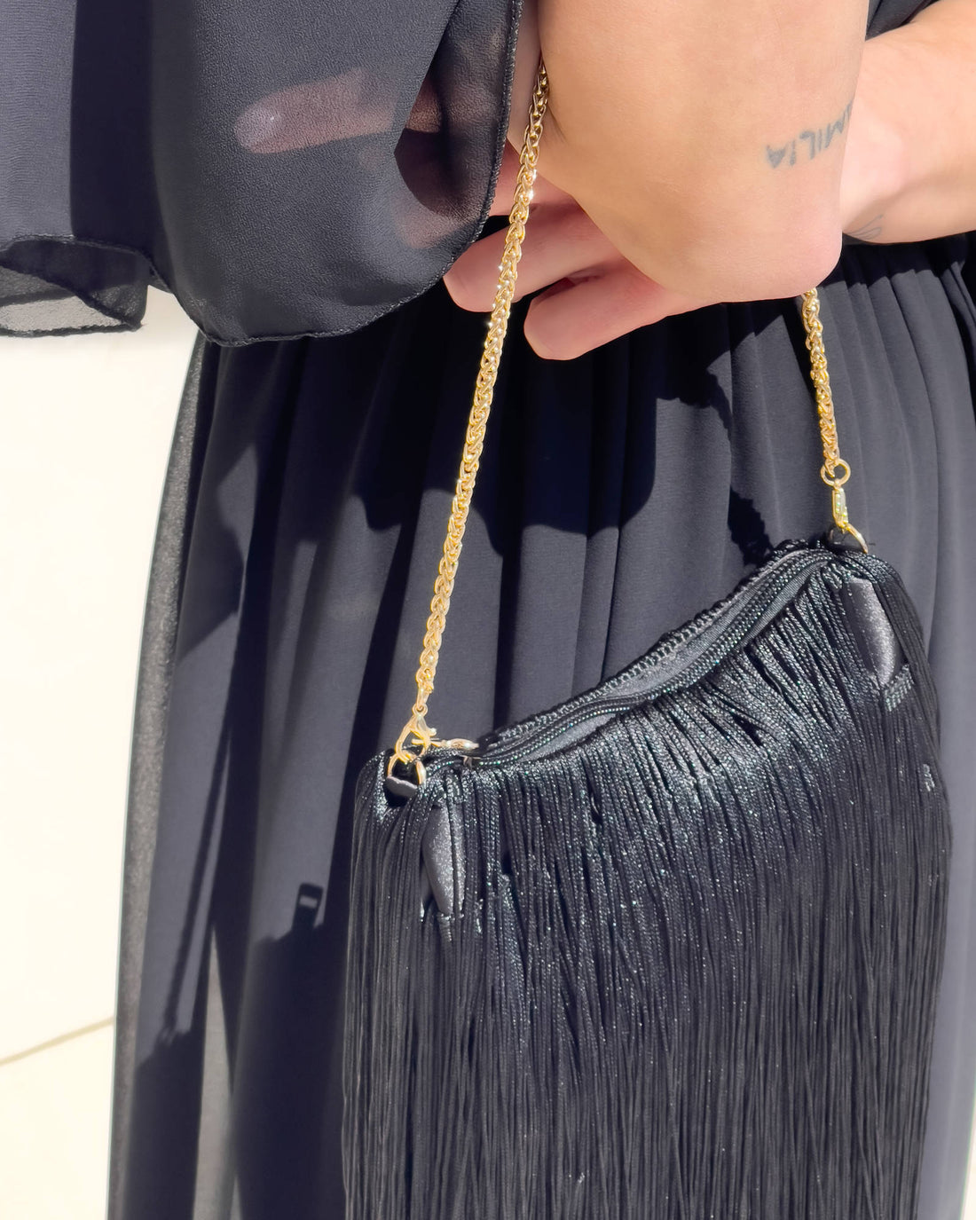 POCHETTE ZEFIRA NERO