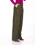 PANTALONE VELLUTO DORIAN VERDE MILITARY