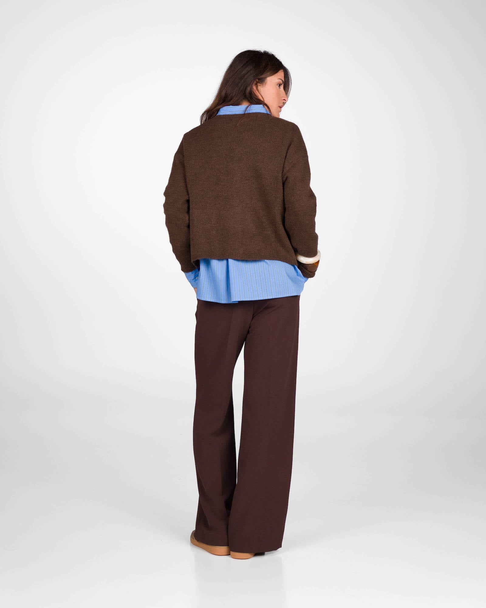 CARDIGAN LEA CIOCCOLATO