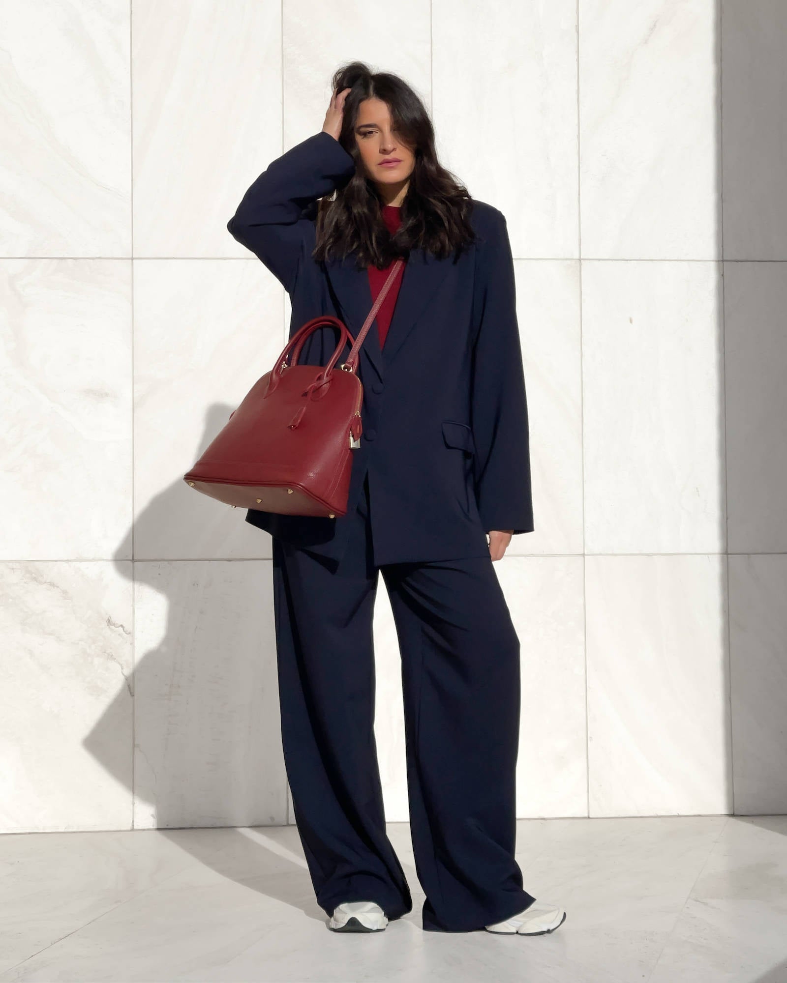 GIROCOLLO 100% PURA LANA BORDEAUX