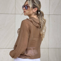 BLUSA ROUCHES OPHELIA CARRUBO