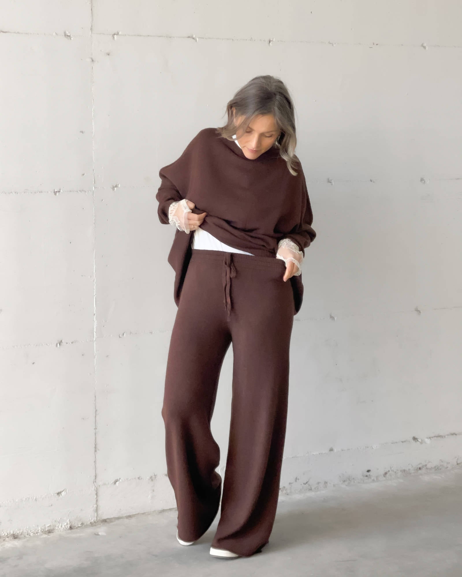 PANTALONE JOHANNAH CIOCCOLATO