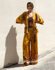 PANTALONE PALM SENAPE