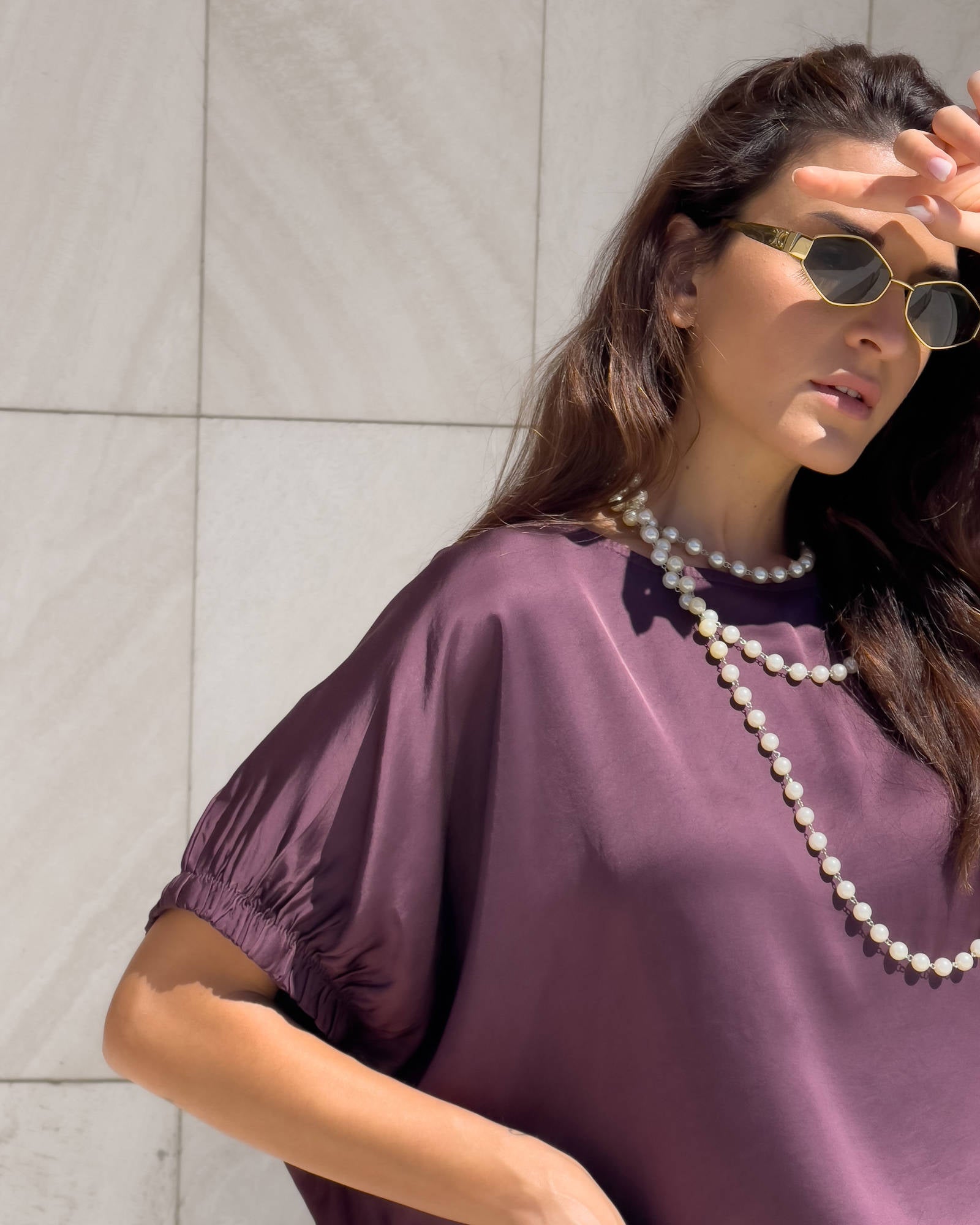BLUSA VIVIAN VINO