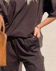 PANTALONE JOGGER AMBER CHOCO
