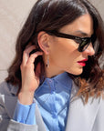 ORECCHINI SAFETY PIN ARGENTO