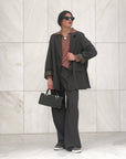 OVERSIZED DAMIAN BLAZER ARMY