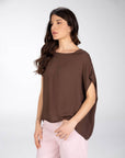 BLUSA GIGLIO CHOCO