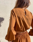 BLUSA KONTATTO LADY TABACCO
