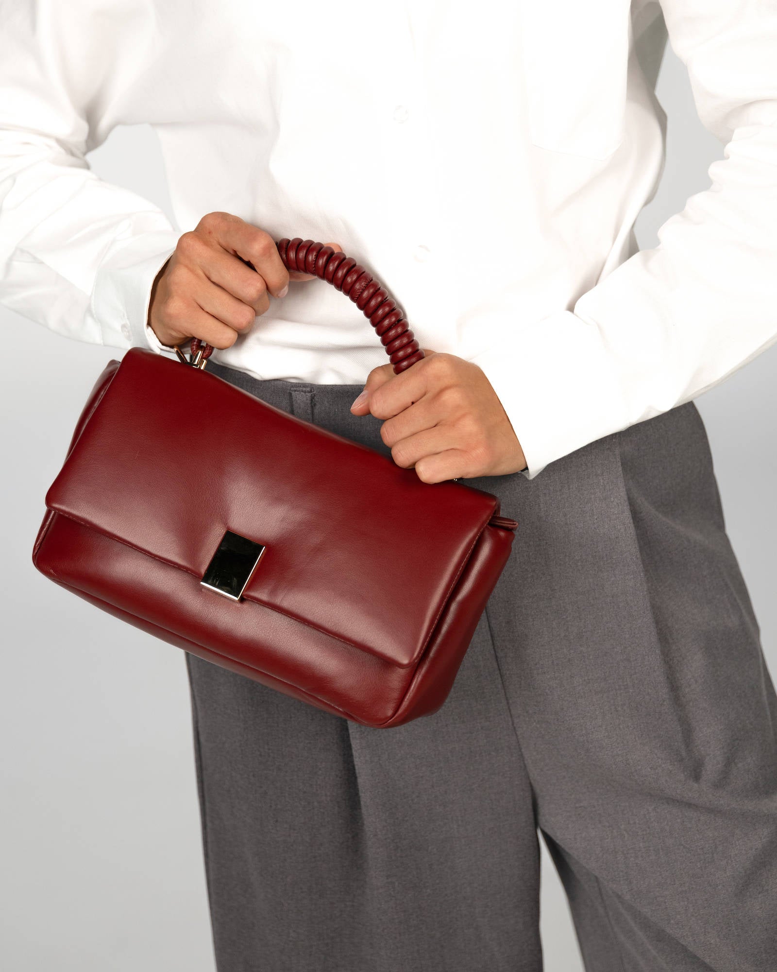 BORSA VENEZIA BURGUNDY