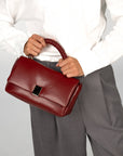 BORSA VENEZIA BURGUNDY