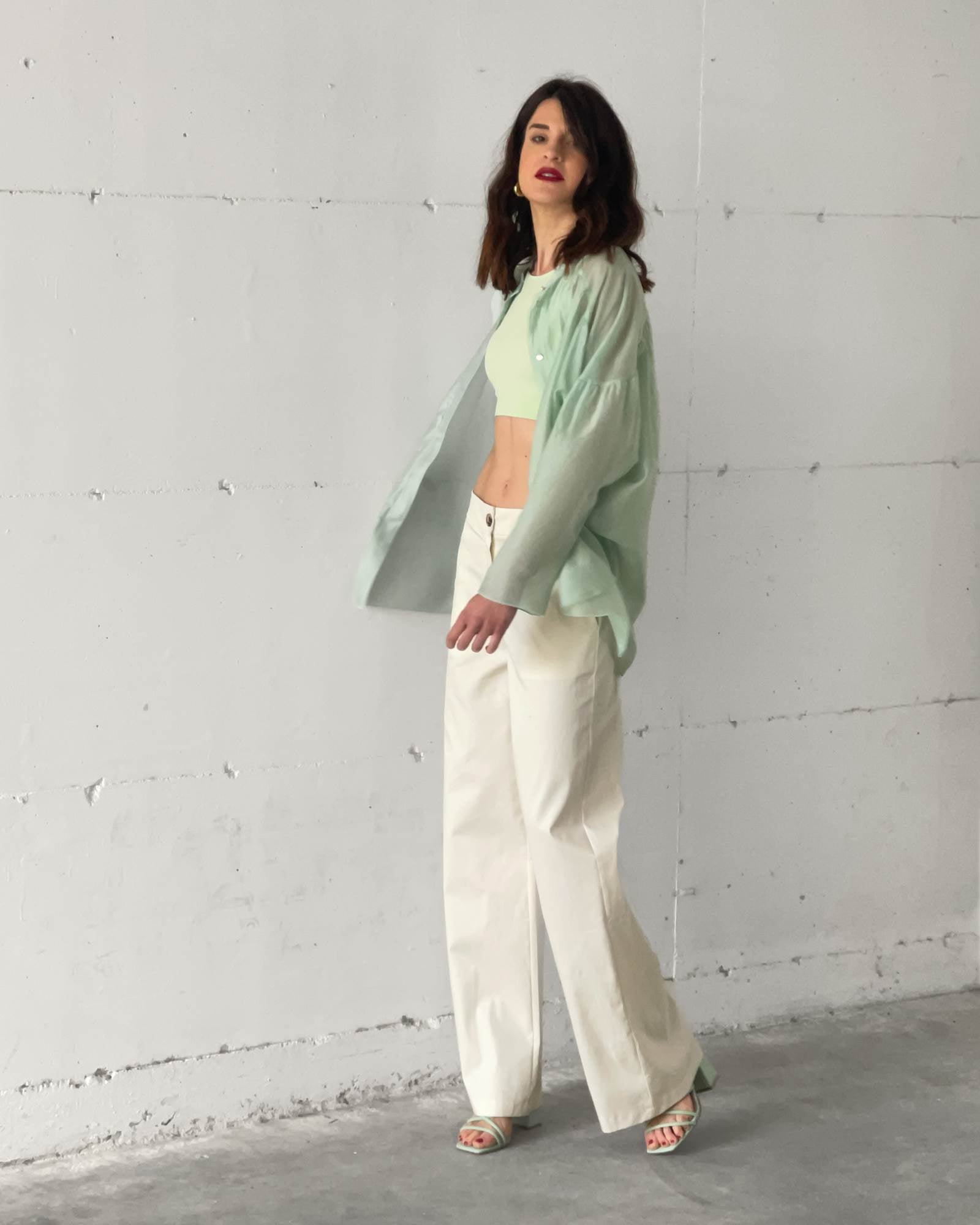 CAMICIA NINA ACQUA