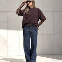 T-SHIRT PARFAIT CON PIZZO CHOCO