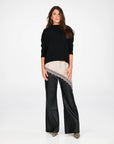 PANTALONE ECOPELLE PETER NERO