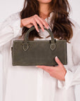BORSA IN PELLE CELINA OLIVA