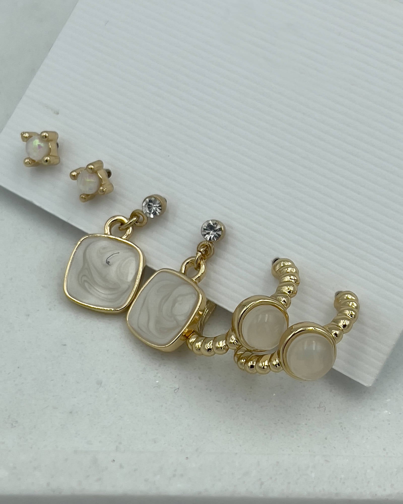SET ORECCHINI ORO