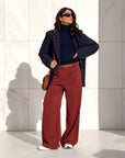 OVERSIZED DAMIAN TROUSERS BRUCIATO