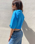 CAMICIA FANNY KONTATTO TURCHESE