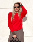 PULL IN ALPACA ALINA ROSSO