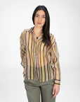 CAMICIA GLEN LIME NERO