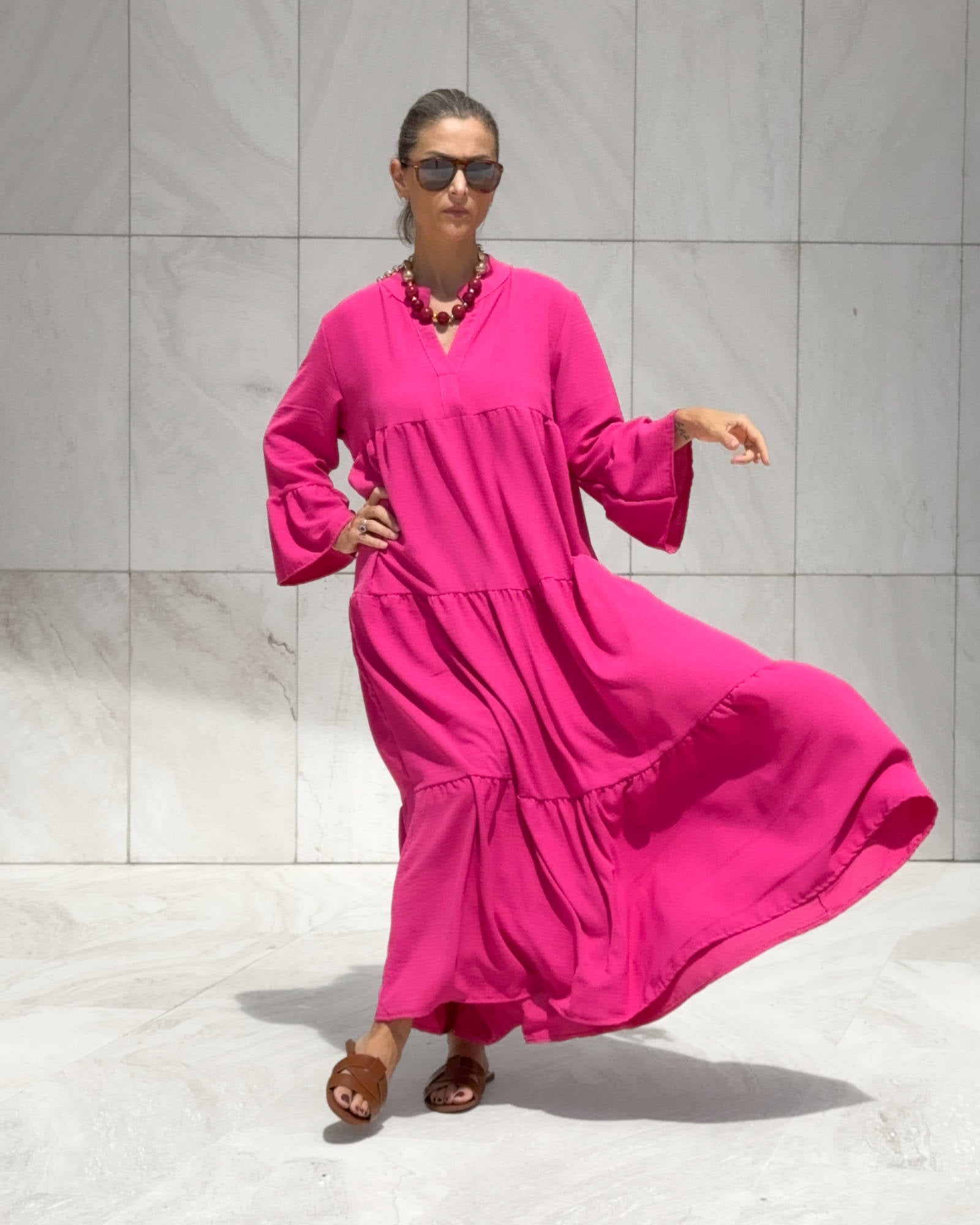 ABITO CLAUDIA MAGENTA