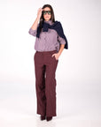 PANTALONE DERNA BORDEAUX