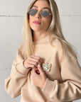 SPILLA CHARMS FARFALLA CRYSTAL