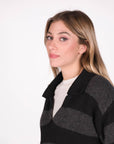 PULL JENNY NERO GRIGIO