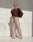 PANTALONE LYDIA VANIGLIA